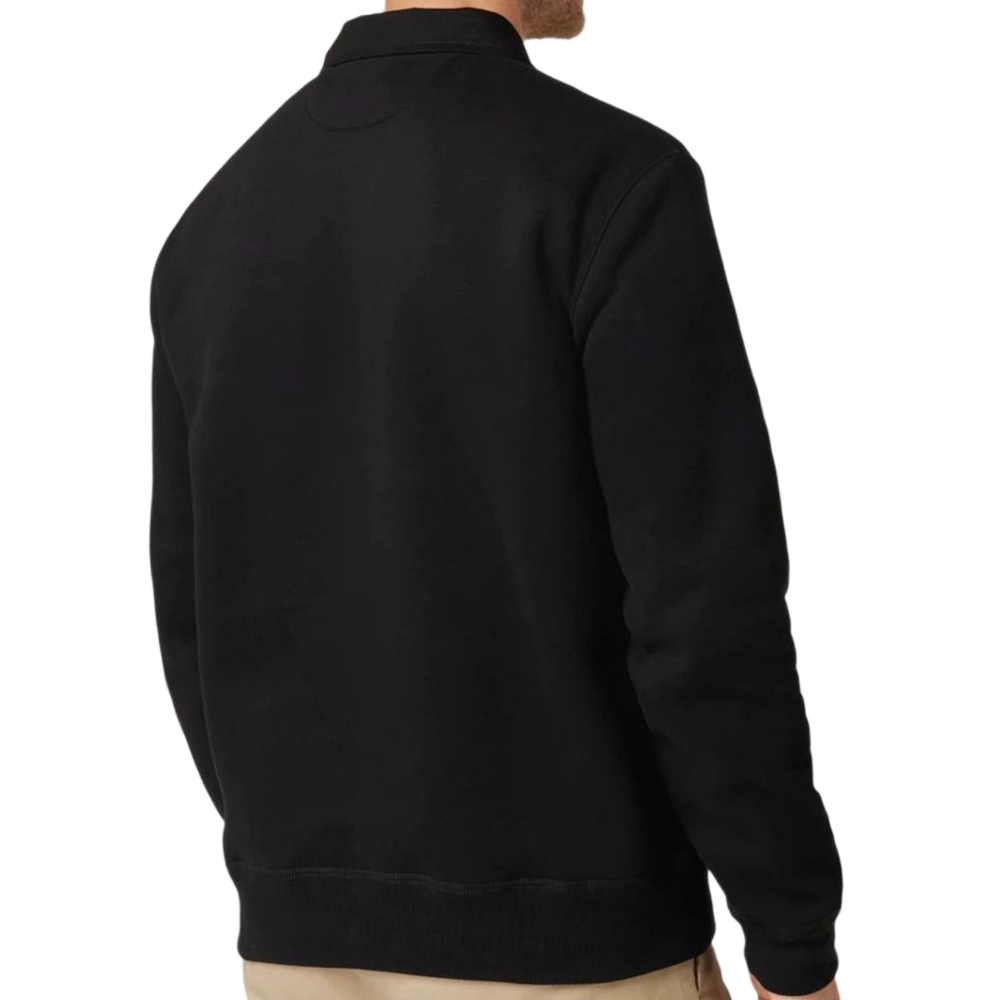 Polo Ralph Lauren FW24 Black Polo Collar Long Sleeve Fleece Sweatshirt MNPOKNI16823310-001 圖 4