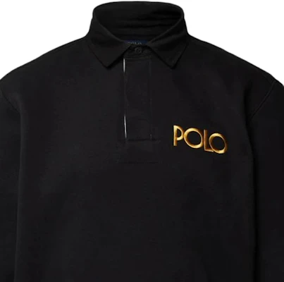 Polo Ralph Lauren FW24 Baju Hitam Lengan Panjang Fleece dengan Kolar Polo. MNPOKNI16823310-001 Details for Polo Ralph Lauren FW24 Baju Hitam Lengan Panjang Fleece dengan Kolar Polo. MNPOKNI16823310-001