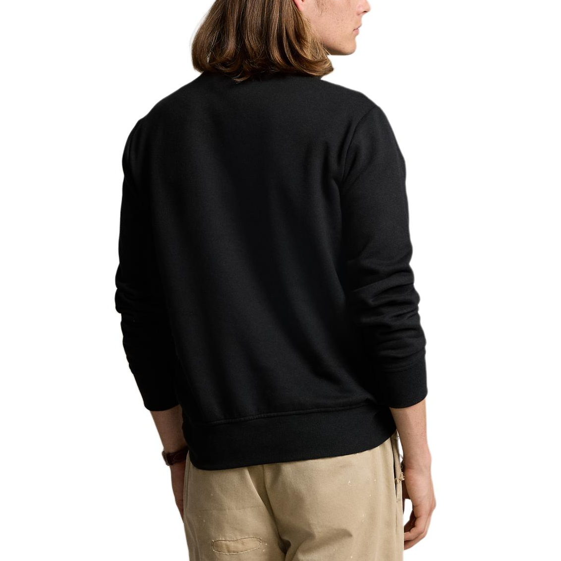 Polo Ralph Lauren FW24 Black Solid Long-Sleeve Half-Turtleneck Sweatshirt MNPOKNI16821701-001 圖 4