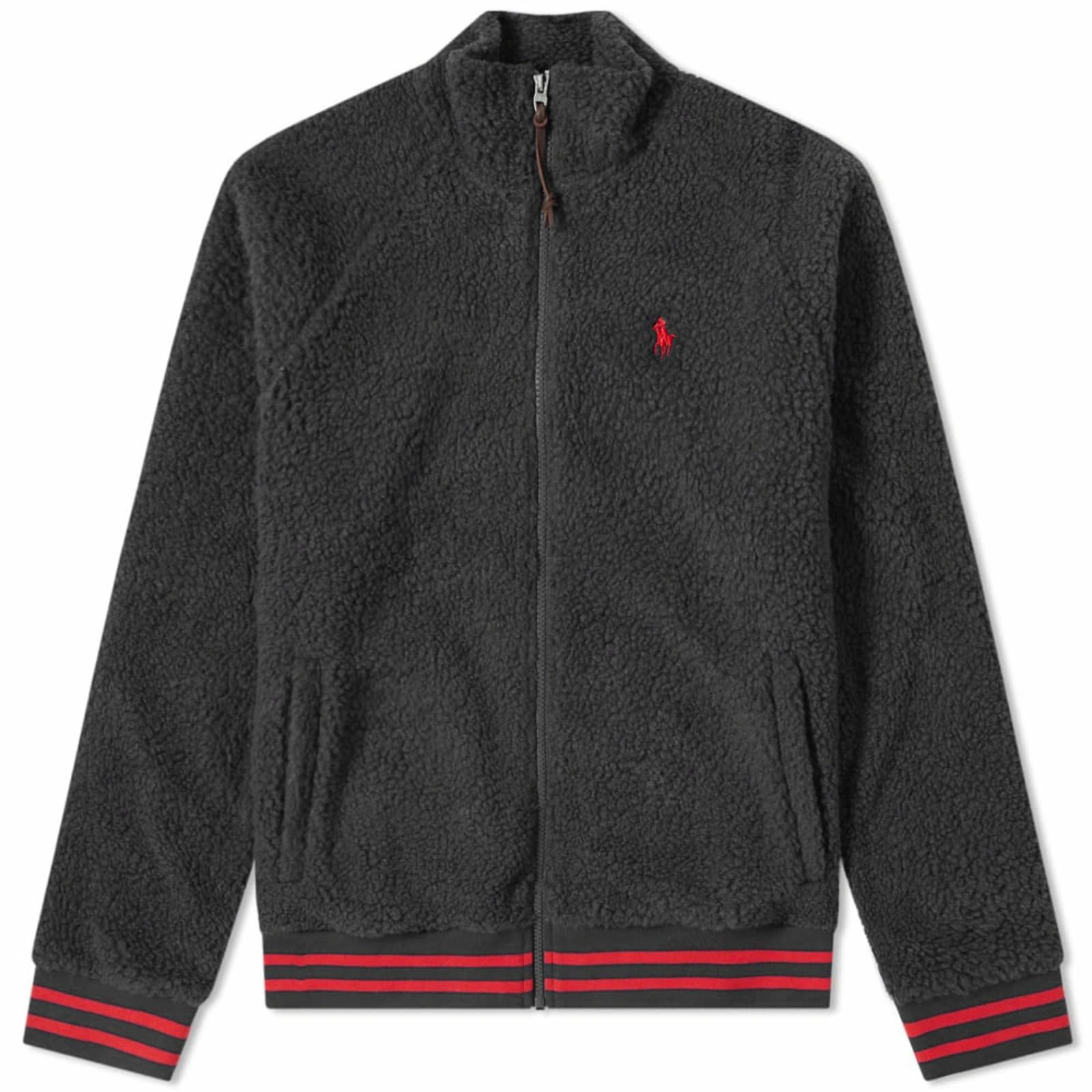 Polo Ralph Lauren FW24 Black Solid Stripe Zip-Up Jacket with Pony Logo MNPOKNI16820006-001 圖 2