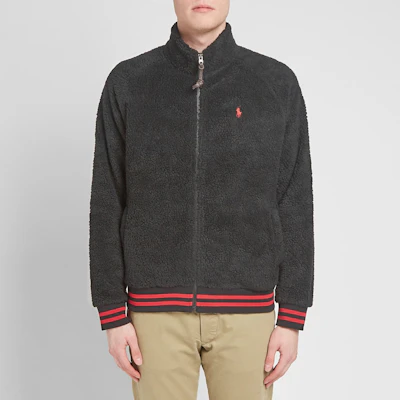 Polo Ralph Lauren FW24 黑色條紋拉鍊外套 小馬標誌 MNPOKNI16820006-001 Shop Polo Ralph Lauren FW24 黑色條紋拉鍊外套 小馬標誌 MNPOKNI16820006-001