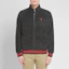 Shop Polo Ralph Lauren FW24 黑色條紋拉鍊外套 小馬標誌 MNPOKNI16820006-001