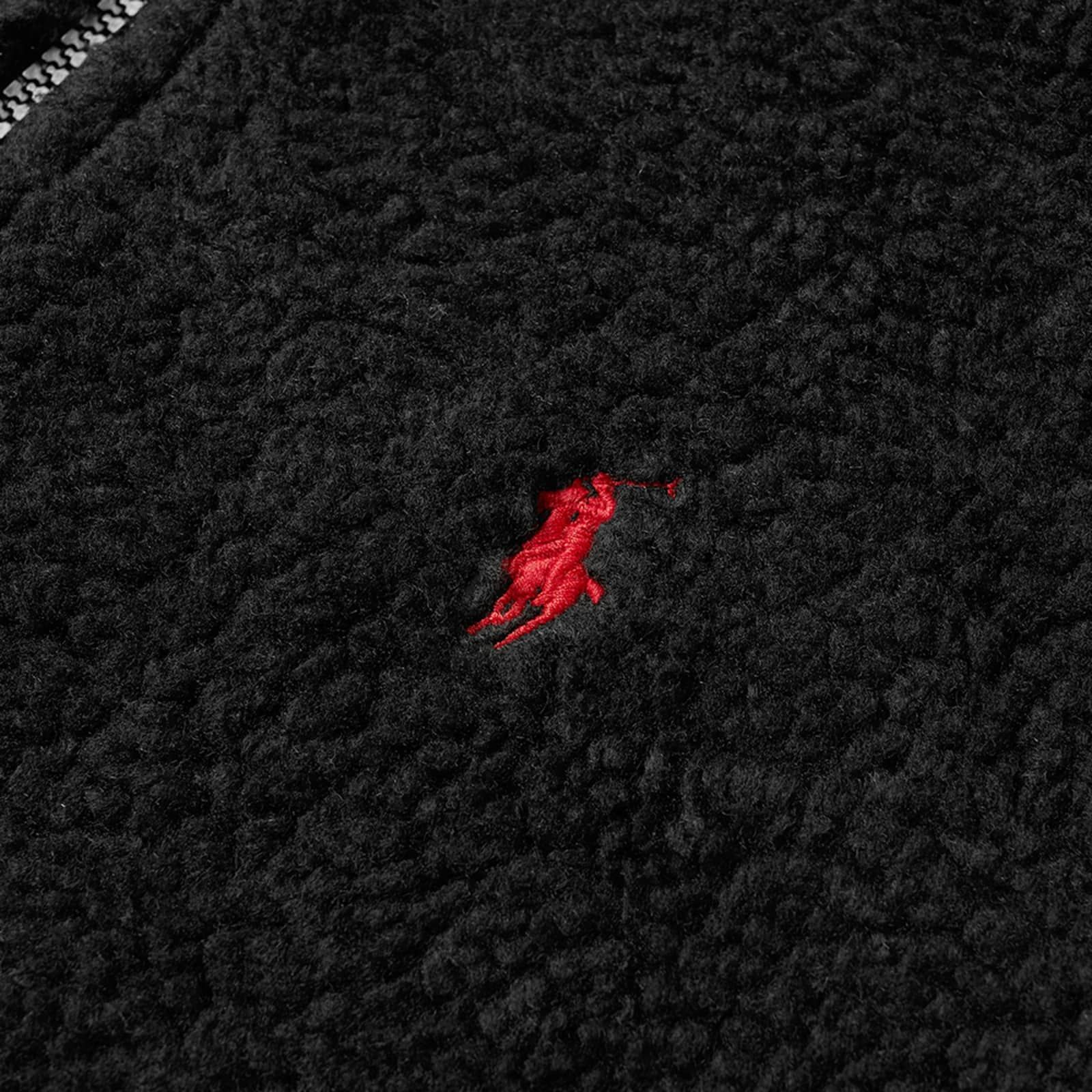 Polo Ralph Lauren FW24 Black Solid Stripe Zip-Up Jacket with Pony Logo MNPOKNI16820006-001 圖 6