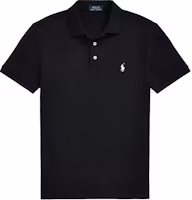 Polo Ralph Lauren FW24 Classic Logo Embroidered Slim Fit Polo Shirt Black . MNPOKNI1N822990-001 Polo Ralph Lauren FW24 Classic Logo Embroidered Slim Fit Polo Shirt Black . MNPOKNI1N822990-001