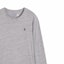 Shop Polo Ralph Lauren FW24 Gris Camiseta Manga Larga Hombre con Logo Bordado. 710627433-002