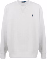 Polo Ralph Lauren FW24 Grey Pullover Sweatshirt with Logo Embroidery 710883334030 Polo Ralph Lauren FW24 Grey Pullover Sweatshirt with Logo Embroidery 710883334030
