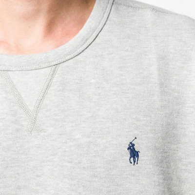 ポロ ラルフローレン FW24 グレー プルオーバー スウェットシャツ ロゴ刺繍入り 710883334030 Purchase ポロ ラルフローレン FW24 グレー プルオーバー スウェットシャツ ロゴ刺繍入り 710883334030