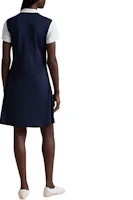 Shop Polo Ralph Lauren FW24 女裝海軍藍人字紋中腰短款A字連衣裙 WMXGDRSN8E20029-410