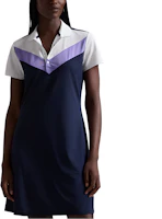 Purchase Polo Ralph Lauren FW24 女裝海軍藍人字紋中腰短款A字連衣裙 WMXGDRSN8E20029-410