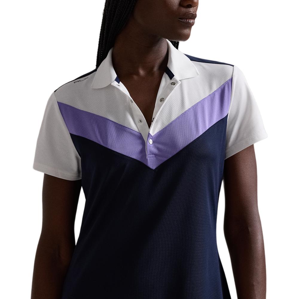 Details for Polo Ralph Lauren FW24 女裝海軍藍人字紋中腰短款A字連衣裙 WMXGDRSN8E20029-410