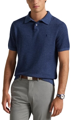 Polo Ralph Lauren FW24 刺繡標徽短袖針織T恤 男款 海軍藍 MNPGSWE1CM20023-400 Shop Polo Ralph Lauren FW24 刺繡標徽短袖針織T恤 男款 海軍藍 MNPGSWE1CM20023-400