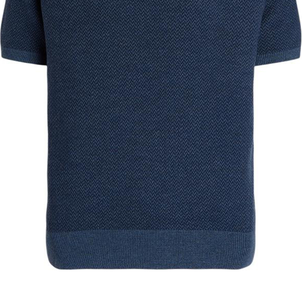 Sizing Polo Ralph Lauren FW24 刺繡標徽短袖針織T恤 男款 海軍藍 MNPGSWE1CM20023-400