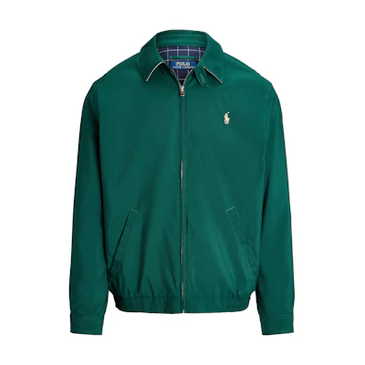 Polo Ralph Lauren FW24 Logo Embroidered Zip-Up Jacket Men’s Green MNPOOTW16021398-300