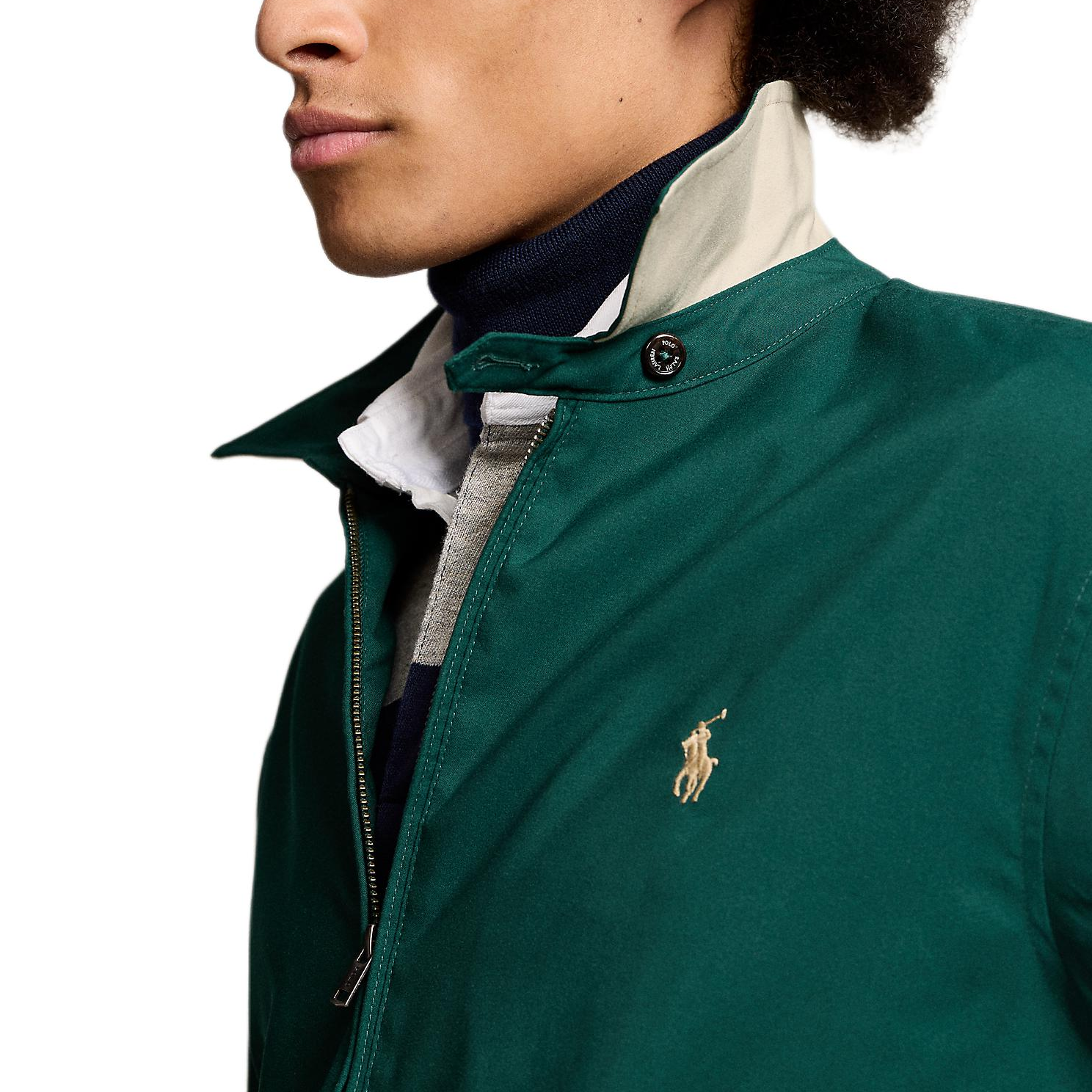 Polo Ralph Lauren FW24 Logo Embroidered Zip-Up Jacket Men’s Green MNPOOTW16021398-300 圖 6