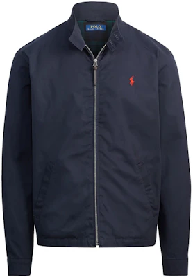 Polo Ralph Lauren FW24 Jaket Harrington Biru Navy dengan Logo Sulaman MNPOOTW16021351-410 Order Polo Ralph Lauren FW24 Jaket Harrington Biru Navy dengan Logo Sulaman MNPOOTW16021351-410