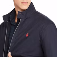 Sizing Polo Ralph Lauren FW24 海軍藍繡標哈靈頓外套 MNPOOTW16021351-410