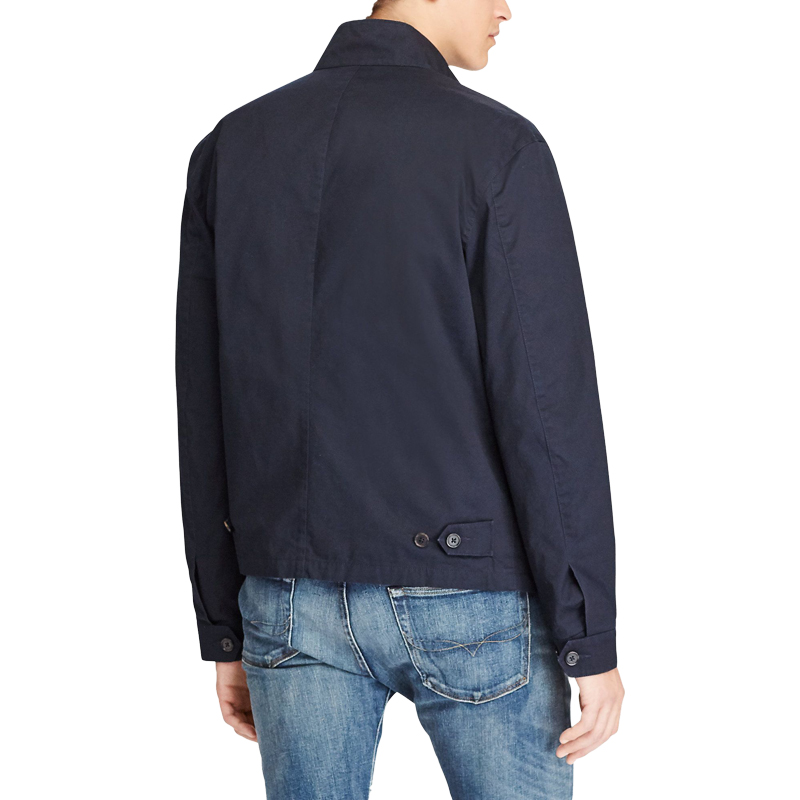 Polo Ralph Lauren FW24 Navy Blue Solid Logo Embroidered Long Sleeve Jacket Men 710912605-009 圖 5