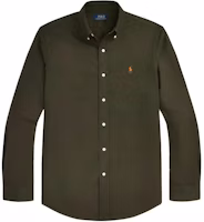 Polo Ralph Lauren FW24 Olive Green Logo Embroidered Relaxed Fit Long Sleeve Shirt Men. MNPOWOV16823843-300 Polo Ralph Lauren FW24 Olive Green Logo Embroidered Relaxed Fit Long Sleeve Shirt Men. MNPOWOV16823843-300