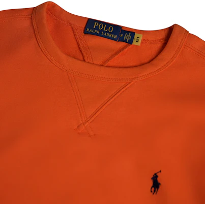 Polo Ralph Lauren FW24 Sweater Oranye Crewneck dengan Logo Pony Bordir 710790783-003 Shop Polo Ralph Lauren FW24 Sweater Oranye Crewneck dengan Logo Pony Bordir 710790783-003