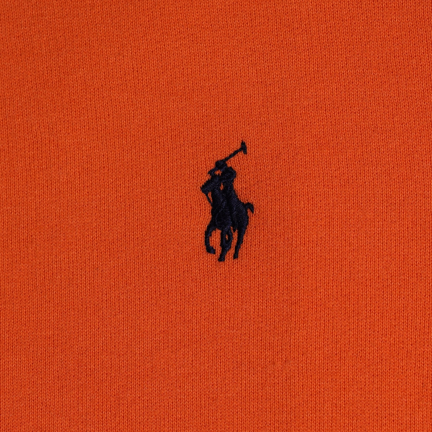Purchase Polo Ralph Lauren FW24 Sweater Oranye Crewneck dengan Logo Pony Bordir 710790783-003