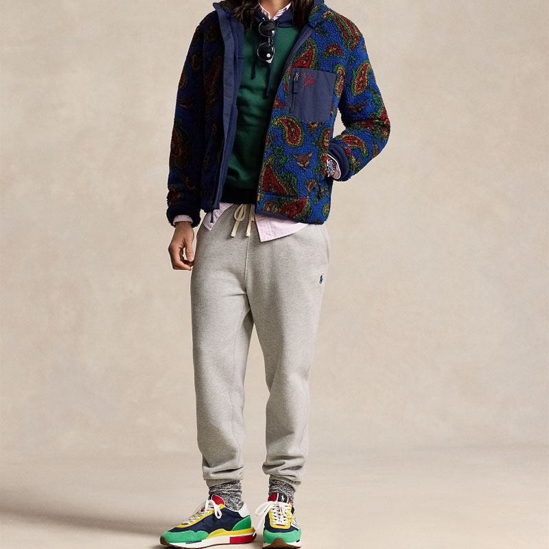 Polo Ralph Lauren FW24 Patterned Half-Zip Fleece Jacket Blue Men’s Sweater MNPOKNI16823760-410 圖 3