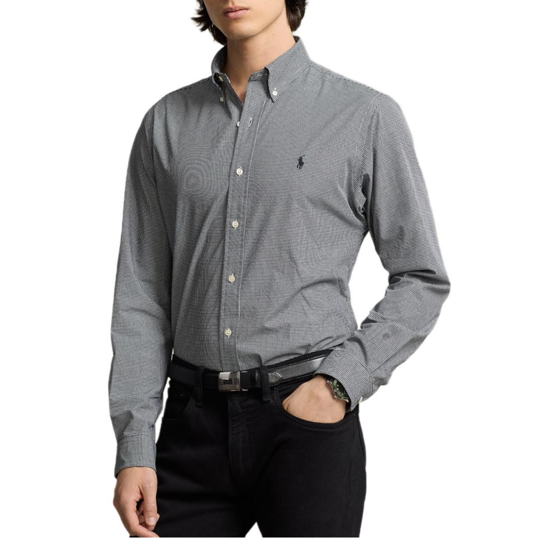 Polo Ralph Lauren FW24 Plaid Collar Single-Breasted Long-Sleeve Shirt Grey Men MNPOWOV16823585-001 圖 4