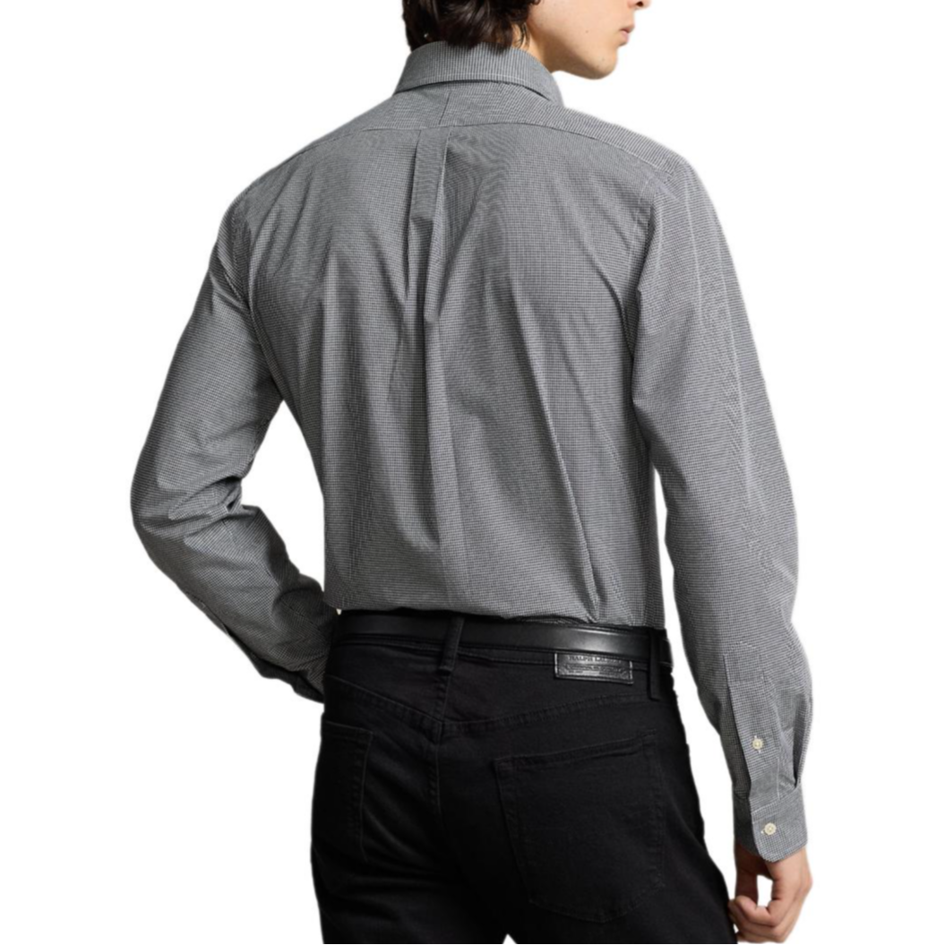 Polo Ralph Lauren FW24 Plaid Collar Single-Breasted Long-Sleeve Shirt Grey Men MNPOWOV16823585-001 圖 5