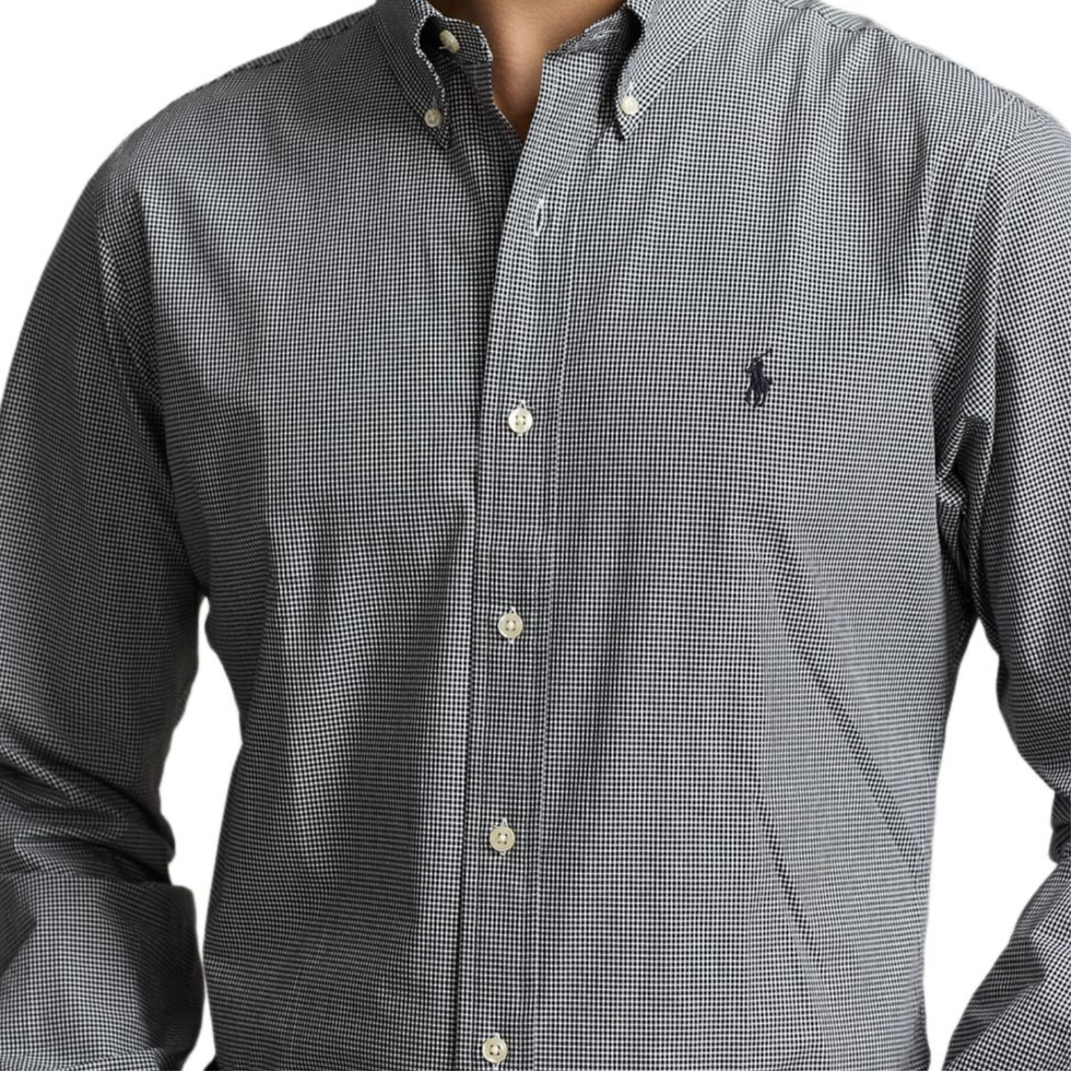 Polo Ralph Lauren FW24 Plaid Collar Single-Breasted Long-Sleeve Shirt Grey Men MNPOWOV16823585-001 圖 6