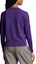 Shop Polo Ralph Lauren FW24 Kardigan Rajut Ungu Wanita dengan Bordir Logo. WMPOSWENDW20295-500