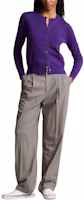 Purchase Cardigan de Punto Morado Polo Ralph Lauren FW24 con Logo Bordado para Mujer. WMPOSWENDW20295-500