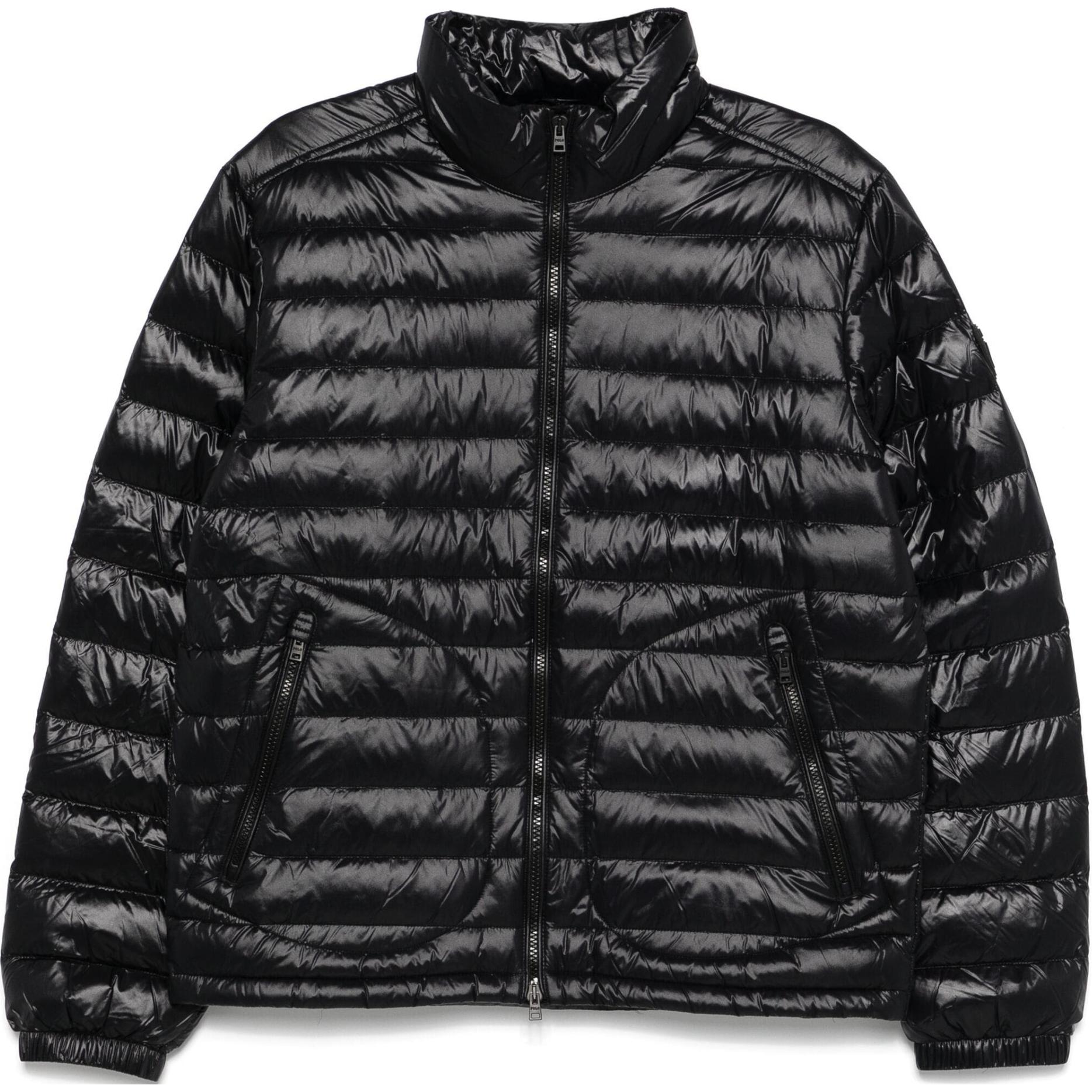 Polo Ralph Lauren FW24 Quilted Down Jacket with Rubber Logo Black (). 710938678