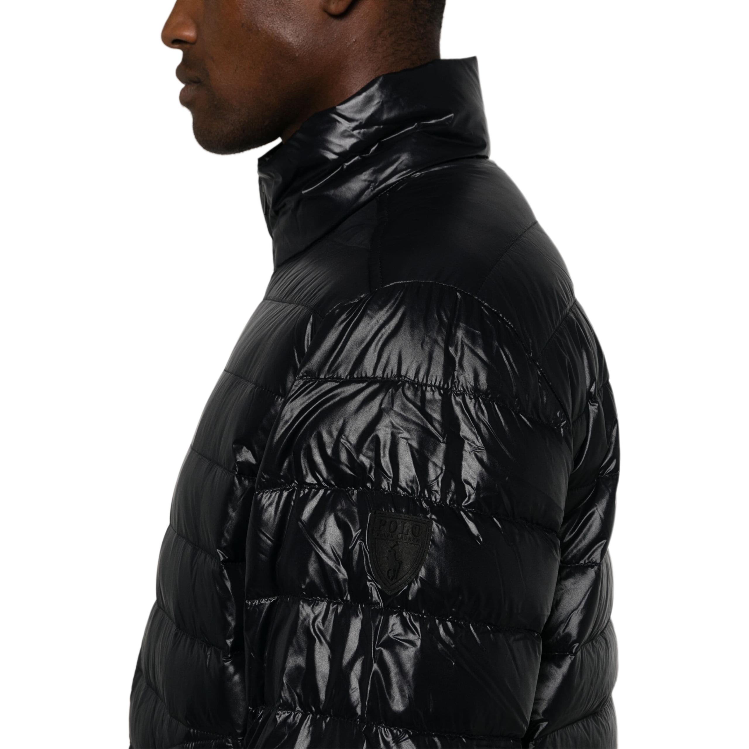 Polo Ralph Lauren FW24 Quilted Down Jacket with Rubber Logo Black (). 710938678 圖 6