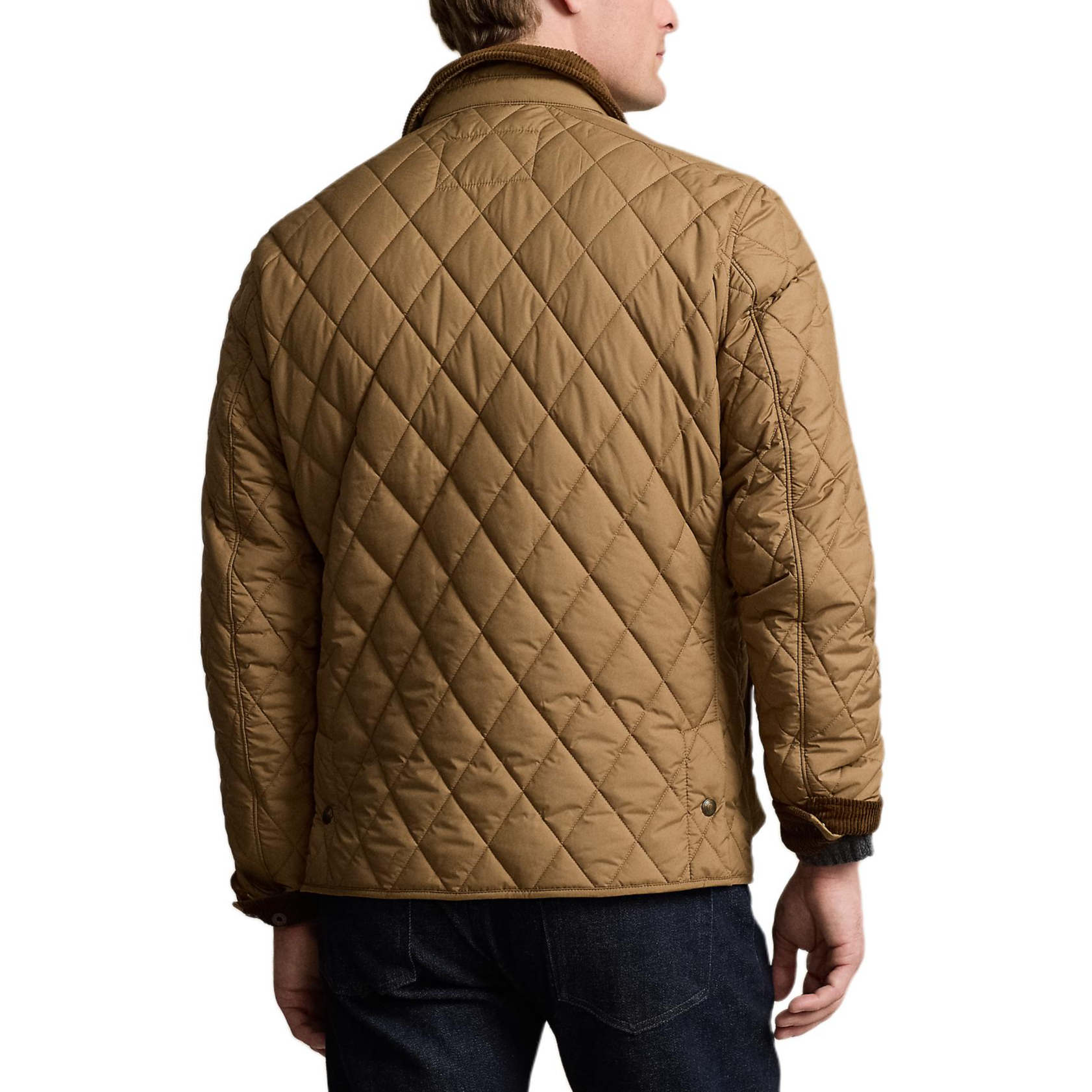 Polo Ralph Lauren FW24 Quilted Solid Point Collar Brown Long Sleeve Jacket Men 710847071012 圖 4