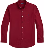 Polo Ralph Lauren FW24 Red Logo Embroidered Relaxed Fit Long Sleeve Shirt Men MNPOWOV16823837-601 Polo Ralph Lauren FW24 Red Logo Embroidered Relaxed Fit Long Sleeve Shirt Men MNPOWOV16823837-601