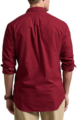 Polo Ralph Lauren FW24 男士紅色刺繡Logo寬鬆版型長袖襯衫 MNPOWOV16823837-601 Shop Polo Ralph Lauren FW24 男士紅色刺繡Logo寬鬆版型長袖襯衫 MNPOWOV16823837-601