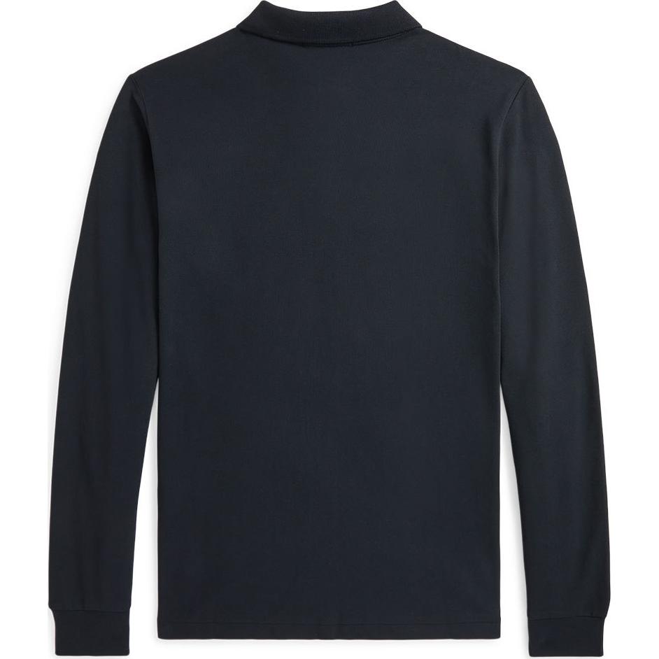 Polo Ralph Lauren FW24 Slim Fit Logo Embroidered Long Sleeve Polo Shirt Black MNPOKNI16823927-410 圖 3