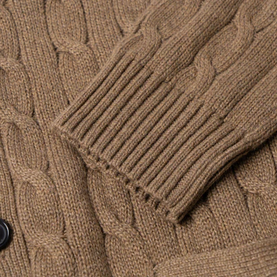 Polo Ralph Lauren FW24 Solid Cable Knit Lengan Panjang Sweater Coklat. 710929351005 Purchase Polo Ralph Lauren FW24 Solid Cable Knit Lengan Panjang Sweater Coklat. 710929351005