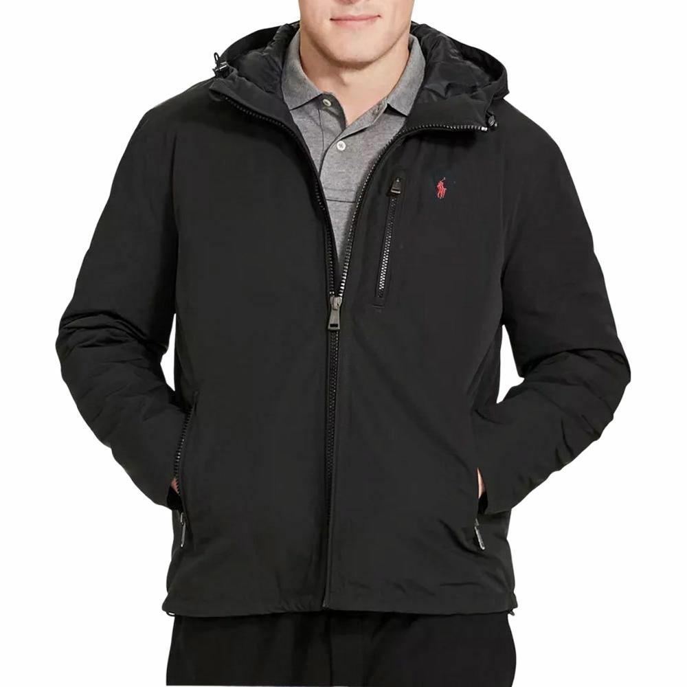 Polo Ralph Lauren FW24 Solid Color Pony Logo Hooded Puffer Jacket Black Mens. MNPOOTW16021465-001 圖 4