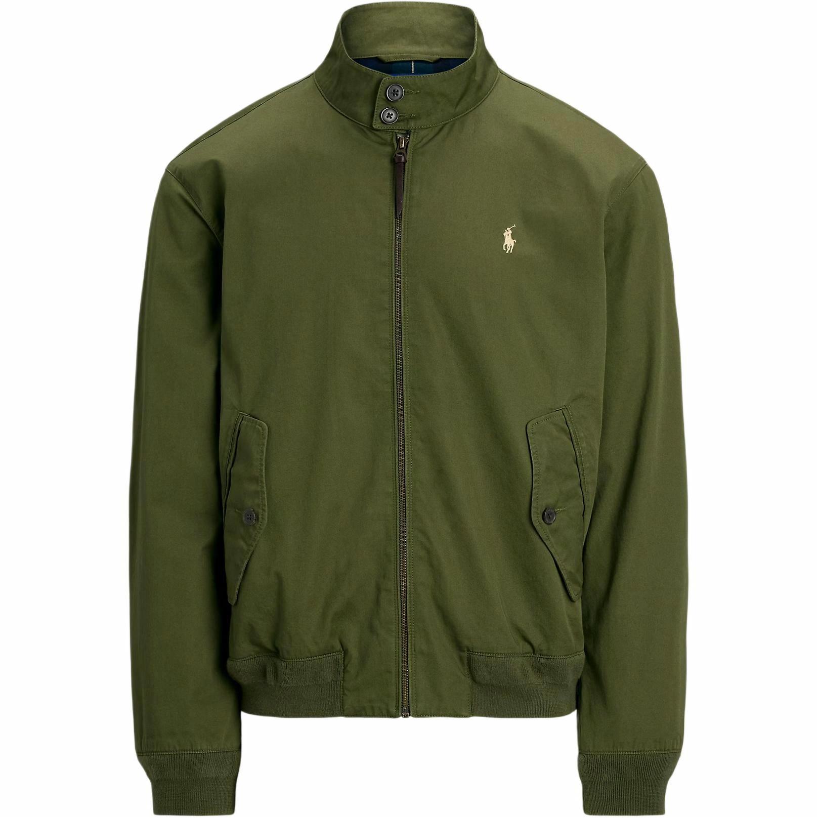 Polo Ralph Lauren FW24 Solid Embroidered Zip High Neck Jacket Green Menswear 710923261005 圖 2