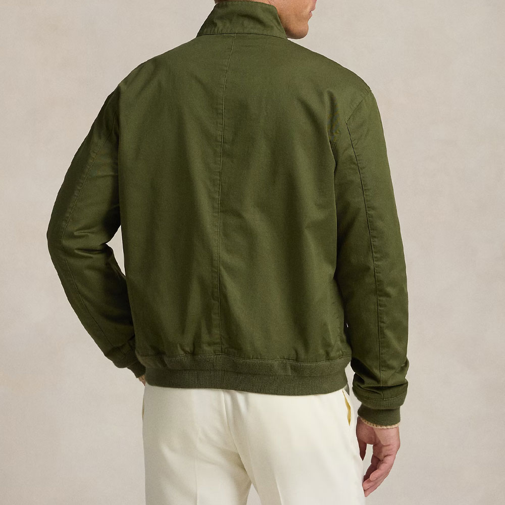 Polo Ralph Lauren FW24 Solid Embroidered Zip High Neck Jacket Green Menswear 710923261005 圖 5