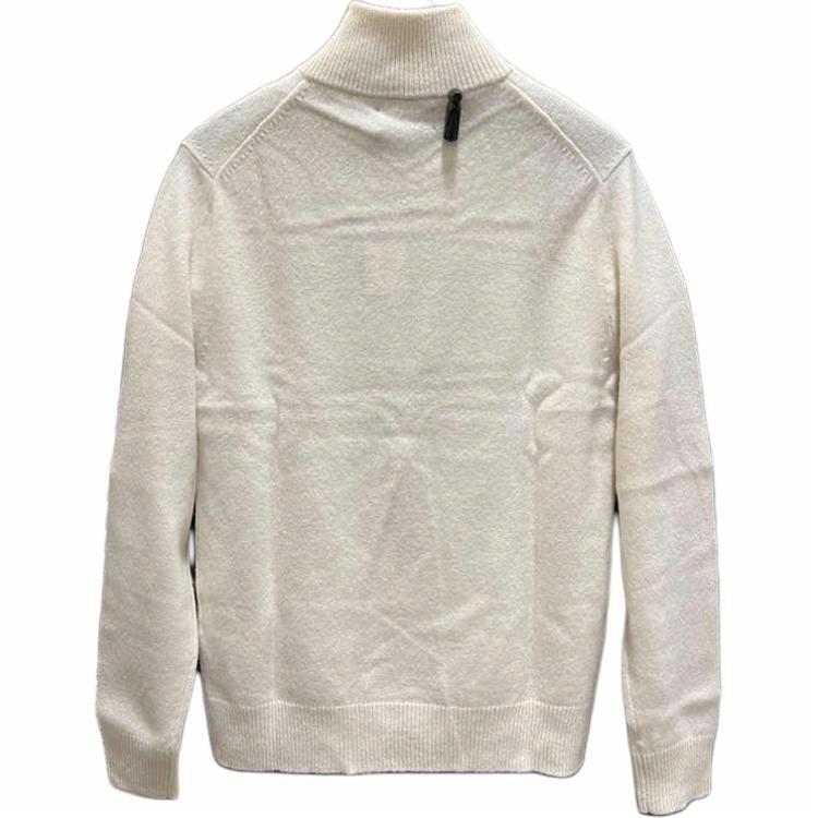 Lookbook Polo Ralph Lauren FW24 Solid Half-Zip Knit Long Sleeve Sweater White (). 710892482-007