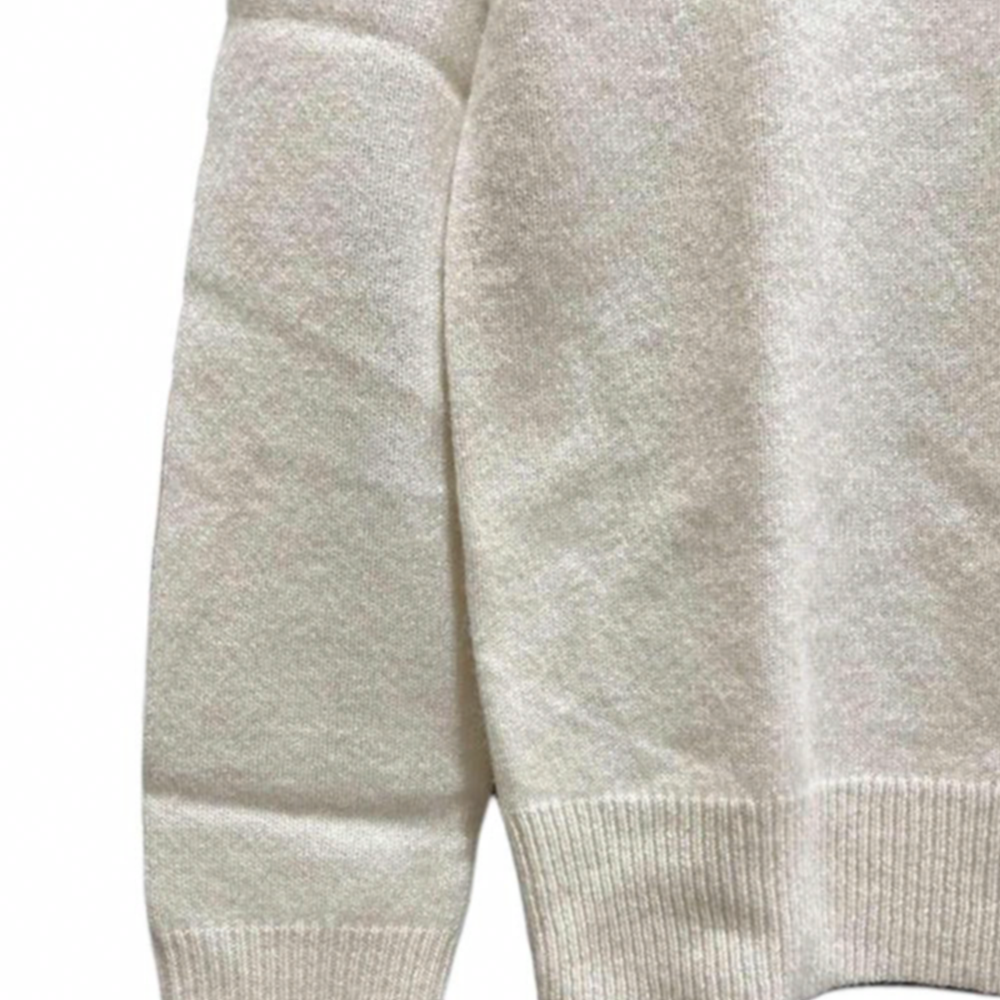 Purchase Polo Ralph Lauren FW24 Solid Half-Zip Knit Long Sleeve Sweater White (). 710892482-007