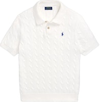 Polo Ralph Lauren FW24 Solid Logo Embroidered Knit Short Sleeve Polo White . MNPOSWE1N820028-100 Polo Ralph Lauren FW24 Solid Logo Embroidered Knit Short Sleeve Polo White . MNPOSWE1N820028-100