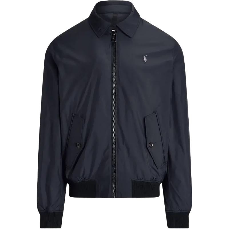 Polo Ralph Lauren FW24 Solid Logo Embroidered Pocket Long Sleeve Jacket Black Men MNPOOTW16021427-001