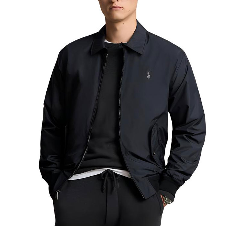 Polo Ralph Lauren FW24 Solid Logo Embroidered Pocket Long Sleeve Jacket Black Men MNPOOTW16021427-001 圖 4