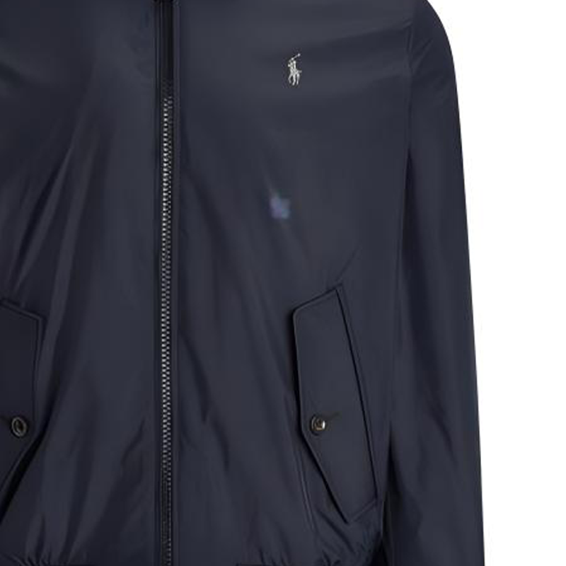 Polo Ralph Lauren FW24 Solid Logo Embroidered Pocket Long Sleeve Jacket Black Men MNPOOTW16021427-001 圖 7