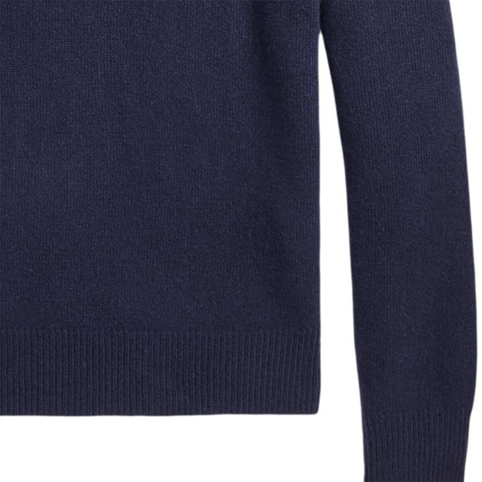 Polo Ralph Lauren FW24 Solid Logo Embroidery Long Sleeve Sweater Hunter Navy Men. MNPOSWE16822053-400 圖 6