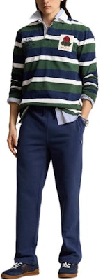 Polo Ralph Lauren Celana Santai Pria Navy Blue Solid Pony Embroidered FW24. MNPOPNT1BQ20477-410 Lookbook Polo Ralph Lauren Celana Santai Pria Navy Blue Solid Pony Embroidered FW24. MNPOPNT1BQ20477-410