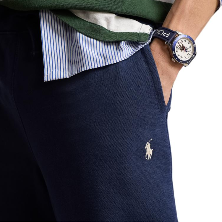 Details for Polo Ralph Lauren Celana Santai Pria Navy Blue Solid Pony Embroidered FW24. MNPOPNT1BQ20477-410