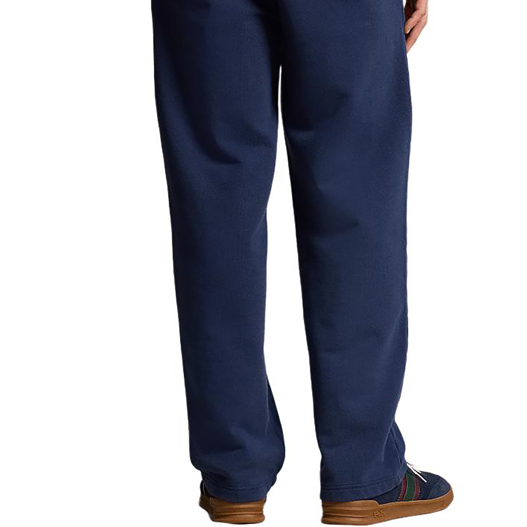 Sizing Polo Ralph Lauren Celana Santai Pria Navy Blue Solid Pony Embroidered FW24. MNPOPNT1BQ20477-410